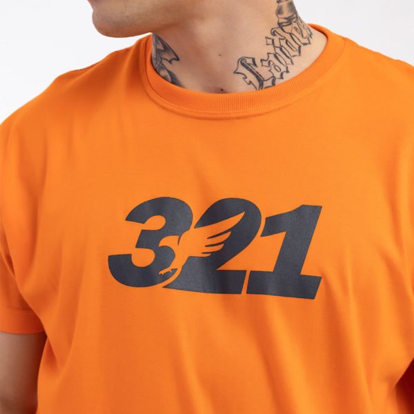 Camiseta 321 SPORTS original laranja