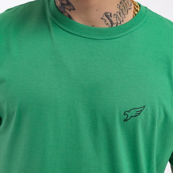 Camiseta 321 SPORTS falcão verde bandeira mini vz gel